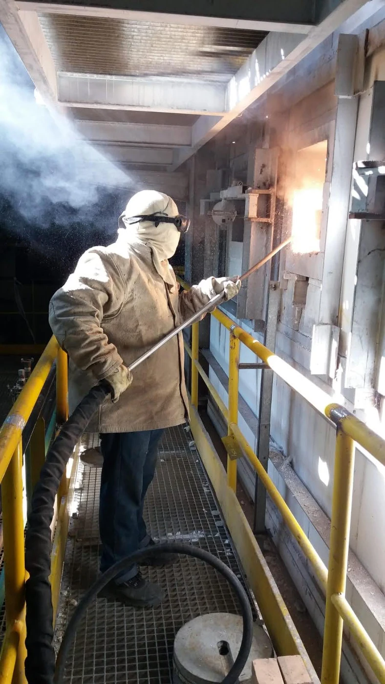 Sealing external joints with ceramic welding